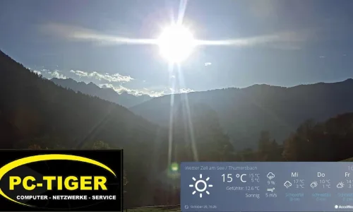 Zell am See from Thumersbach